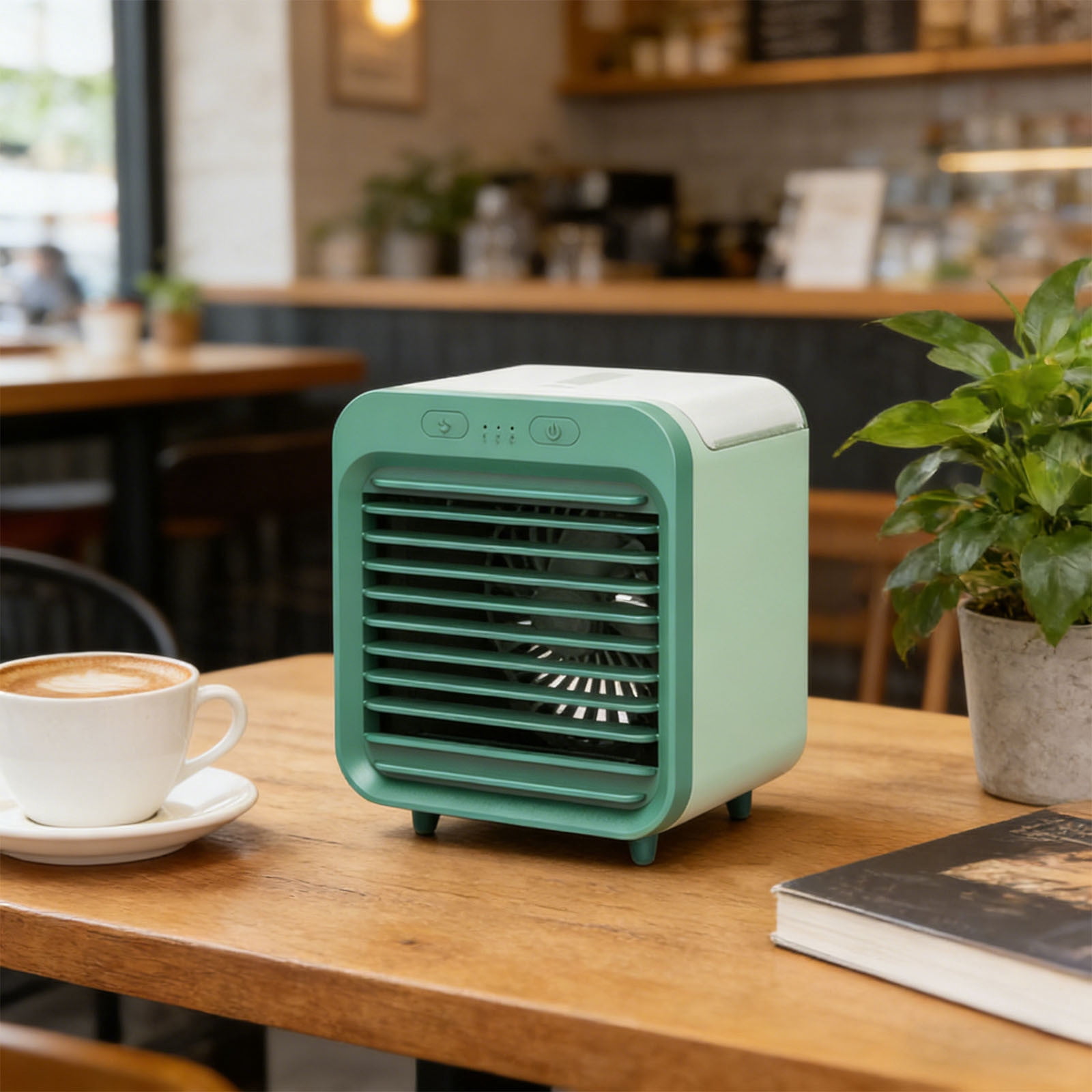 BUERCWS Evaporative Cooler Fan - Hydro Chill Tech Cools Air Fast, Compact Design Fits Garage Workshop or Patio for Summer Heat Relief
