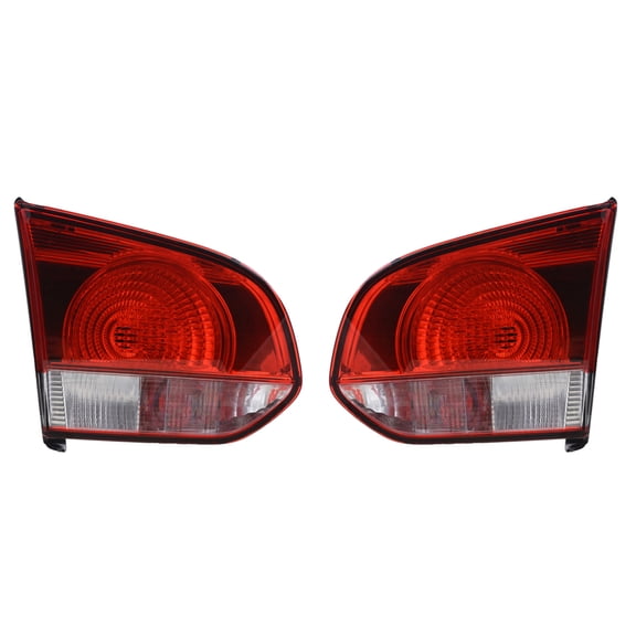 New OEM Valeo Pair Of Inner Tail Lights Compatible With Valeo Volkswagen Golf Gti 2010 2011 2012 2013 2014 By Part Numbers Vw2802105 43880 43881