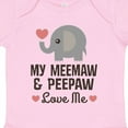 thumbnail image 4 of Inktastic Meemaw and Peepaw Love Me Grandchild Boys or Girls Baby Bodysuit, 4 of 5