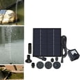 thumbnail image 4 of Kit de bomba de agua solar adaptable, bomba sin escobillas de alta eficiencia y ciclo de vida prolongado para estanques, jardines y peceras, funcionamiento con energía solar con función de inicio y, 4 of 7