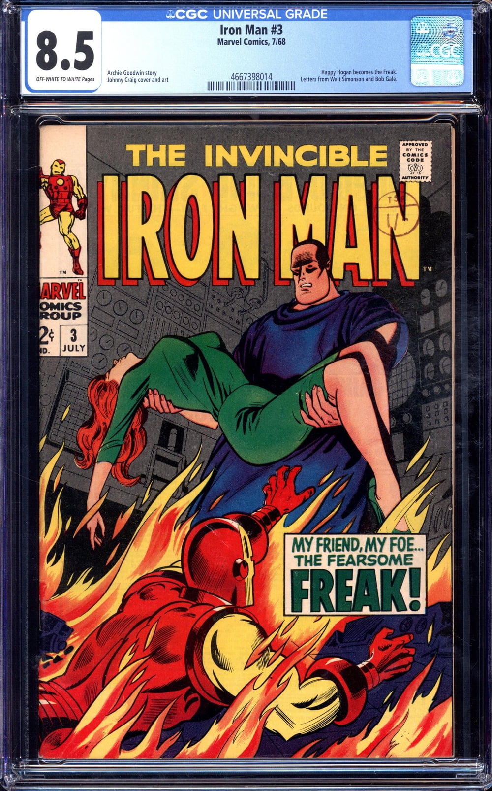 Iron Man #3 - CGC 8.5 Comic Book