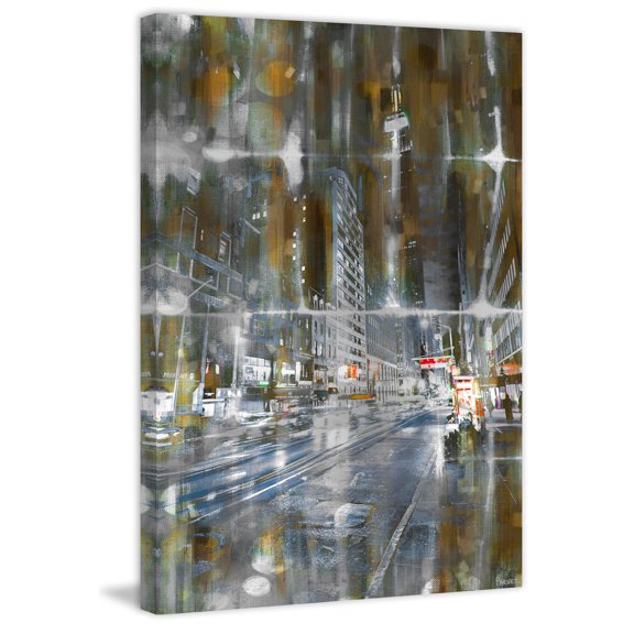 Parvez Taj "End of the Street" Print on Canvas