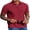 Red, variant on COOFANDY Mens Polo Shirts Short Sleeve Cotton Pique T-Shirts 2 Buttons Casual Performance Golf Shirts
