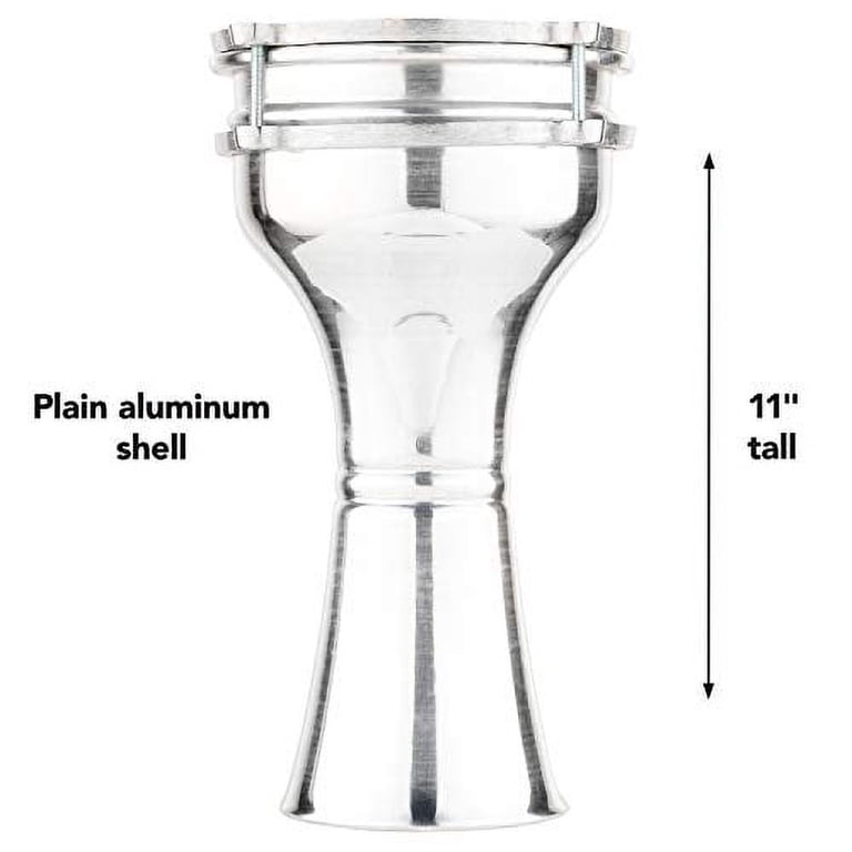 DARBUKA MEINL ALUMINIUM 8 X 14 1/2 - L'Atelier du Piano DARBUKA MEINL ALUMINIUM 8 X 14 1/2 - L'Atelier du Piano
