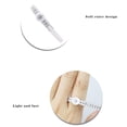 thumbnail image 4 of Ring Sizer Adjuster, Plastic Ring Sizers for Loose Rings, 24 in Measuring Strip, Us Sizing increments, Magnifier Marker, White, 1 Pc, 4 of 7