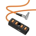 thumbnail image 3 of Lm-p4 Power Cable Splitter 2 Pin Lemo Plug to 4 Ports D Tap Power Splitter for Select RED Camera, 3 of 4