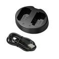 thumbnail image 1 of Camera Battery Dual Charger Efficient, Portable, Micro-USB, Enhanced Charging Speed for Sony ILCE-9, 1 of 1