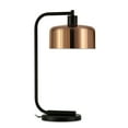 thumbnail image 4 of Evelyn&Zoe Cadmus 20-1/2 in. Blackened Bronze Table Lamp with Copper Shade, 4 of 12