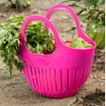 thumbnail image 6 of Hutzler Mini Garden Colander Bag with Carrying Handle, Collect Carry & Clean Your Fresh Picked Fruit and Vegetables, Eggshell Blue, 6 of 10