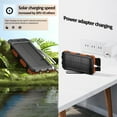 thumbnail image 4 of SOLPOWBEN 30000mAh Solar Power Bank Compatible for Iphone 17 Cell Phone 12W Portable Charger Power Bank for Outdoor Camping Hiking (Orange), 4 of 10
