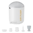 thumbnail image 4 of Portable Mini Electric Air Pump & Vacuum Compressor, USB Rechargeable 4-in-1 Inflator for Air Mattresses, Swimming Floats & Vacuum Storage Bags, 200L/min, 4 of 8