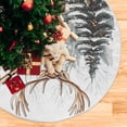 thumbnail image 6 of Ryvnso Christmas Tree Skirt Elk Christmas Reindeer Xmas Tree Skirts Ornament Home Decorations 35.4", 6 of 6