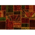 thumbnail image 1 of Ahgly Company Indoor Rectangle Patchwork Yellow Transitional Area Rugs, 2' x 4', 1 of 4