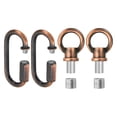 thumbnail image 1 of 2 Pack M10 Kit d'Écrou de Levage, Vis Anneau, 88 lbs Bronze Rouge, 1 of 7