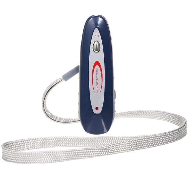 Mini detector de dinero falso, bolígrafo de luz púrpura fluorescente, efectivo para