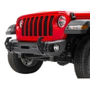Rugged Ridge by RealTruck Arcus Bumper, Front for Jeep JL/JT | Stubby, 11-Gauge Steel, Satin Black | 11549.04 | Compatible with 2018-2024 Jeep Wrangler JL; 2020-2024 Jeep Gladiator JT