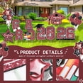 thumbnail image 4 of Suknil 8Pcs Graduation Yard Sign, Graduation Decorations 2026, Graduation Decorations Class of 2026 Graduation Party Supplies(Maroon), 4 of 6