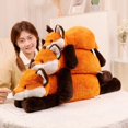thumbnail image 4 of Peluches de pelo súper suave para niños, peluches de animales de peluche, mapache, zorro, Cocodrilo, perezoso, abrazo, almohada, regalo de cumpleaños, 45-70cm, 4 of 4