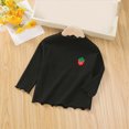 thumbnail image 5 of 18-24 Months Toddler Girls T-Shirts Tee,Long Sleeve Cute Shirts for Girls Mock Neck Fall Winter Clothes Daily Casual Tops for 6 12 18 24 Months 2T 3T 4T 5T Kids Girls Clothes, 5 of 6