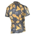 thumbnail image 2 of joogoo Autumn Leaves Pattern Men's Cycling Jerseys Mountain Bike Short Sleeve Tops S, 2 of 7