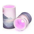 thumbnail image 7 of Yayeee Flameless Candles with Remote Flickering Battery Operated Multi Color Changing, Art Mountains, 7 of 7