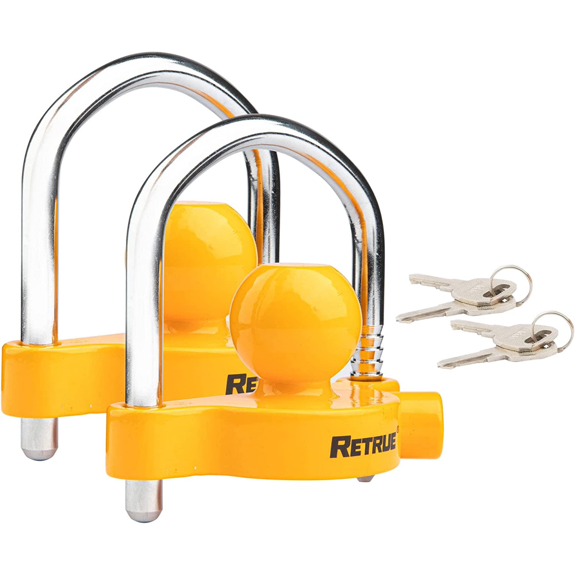 RETRUE Universal Coupler Lock Trailer Locks Ball Hitch Trailer Hitch