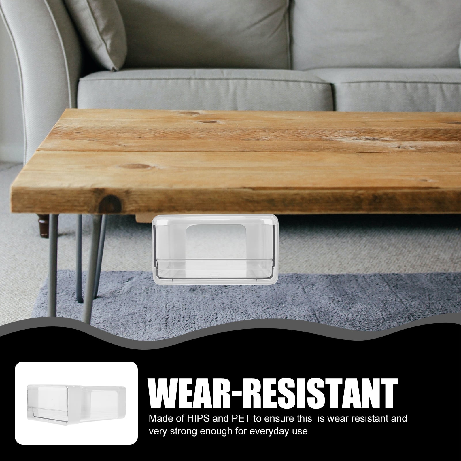 FENGGUIQU Modern Simple Design Wear Resistant Under Desk Storage Solution White