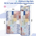 thumbnail image 5 of Pioneer Flower Floral Print Pattern Toddler Nap Mats for Kids Preschool,Sleeping Mat Bag or Kids,Toddler Sleeping Bag,Toddler Nap Mat or Daycare, 5 of 6