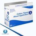 thumbnail image 7 of Dynarex 3-Inch Non-Sterile Cotton Tipped Applicators - Single-Use Wooden Cotton Tip Applicators for Wound Care, Topical Dressing, Hygiene, Make Up, Cleaning Tools, Jewelry - 1000 per Box, 10 Boxes, 7 of 7