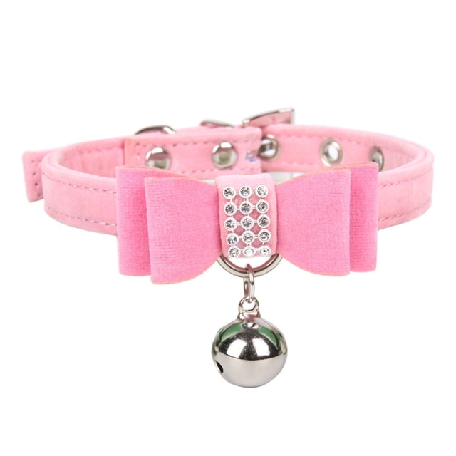 Pet Collars Product Velvet Elegant Bow Rope Cat Dog Chain for – Accessory for Everyday Wear