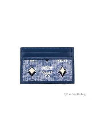 Shop MCM Monogram Unisex Canvas Plain Leather Folding Wallet