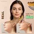 thumbnail image 4 of Lymphatic Contour Face Brush, Dry Brush for Lymphatic Drainage, Jawline & Neck Sculpting, Gua Sha Massager, Double Chin Reducer, Anti-Puffiness, Face Lifting & Skin Glow, 4 of 7