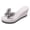 Black, variant on Women's Backless Wedge Sandals Rhinestone Butterfly Clear Strap Platform Slide Non Slip Dressy Heels Black Size 7