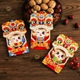 thumbnail image 2 of Vikakiooze Home Decor , Rabbit Year Red Bag Fashion Cartoon New Year Wedding Fold Red Bag, 6 Pieces, 2 of 4