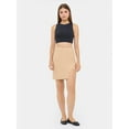 thumbnail image 2 of Seamless Hem High-Waist Skirt with Slit, 2 of 5