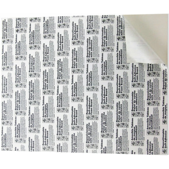 Quick-Stik Planche en Mousse 20"X30"X3/16 Pouces-Boîte Blanche10, Srp 9,49 $