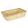 thumbnail image 5 of Food Serving Basket Bread Basket Snacks Egg Sundries Multipurpose Storage Basket Bamboo Storage Bin for Countertops Office Bathroom Cabinets 28cmx18cmx8cm, 5 of 9