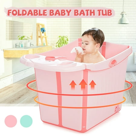 Multifunction Baby Foldable Bath Tub Folding Bathtub Infant Toddlers Collapsible Portable Shower Basin For 0~12-year-old