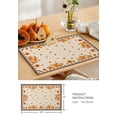 thumbnail image 7 of Placemat Autumn Pumpkin Maple Leaf Kitchen Dining Table r Accessories 4/6pcs Heat Resistant Linen Tableware Pads Mats, 7 of 7
