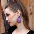 thumbnail image 2 of Pendiente de tela de araña gótico estilo Punk bonitos pendientes de araña espectro de Halloween pendientes de aro de moda para mujer regalos para amantes Rojo Verde, 2 of 4