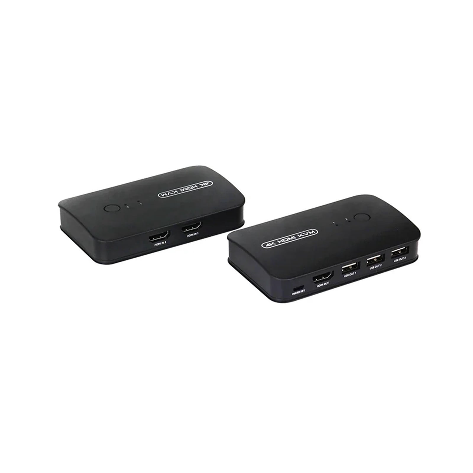 -compatible KVM Switch With Extender 1080p Share 2xUSB Disk Monitor Printer Keyboard Mouse