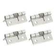 thumbnail image 1 of 4Pcs Bisagras de Puerta de Cierre Automático, 1.5" Bisagra de Resorte de Acero Inoxidable 304, Interior, 1 of 6
