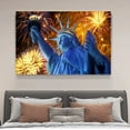 thumbnail image 4 of Statue of Liberty Canvas Poster Bedroom Decor Sports Landscape Office Room Decor Gift,Frame-style,08x12inch(20x30cm), 4 of 8