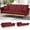 Red, variant on ACMEASE 70” Velvet Futon Sofa Bed with Adjustable Armrests and 2 Pillows, Convertible Futon Couch, Red