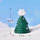 thumbnail image 1 of Micro paisaje de Navidad, adorno de escena de nieve, árbol de Navidad, muñeco de nieve, Mini decoración de resina, 1 of 4