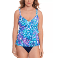 thumbnail image 2 of Swim Solutions Women's Plus Size Tummy Control Fauxkini One-Piece Swimsuit 24W, 2 of 2