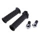 thumbnail image 4 of Empuñaduras de de diamante para manillar de motocicleta de 7/8 '' y 22 mm con extremo de barra negro kusrkot Grados de mano Thumb Thumb Thumb, 4 of 8