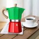 thumbnail image 3 of Aluminio Moka Pot Stovetop Espresso Coffee Maker Percolador Stove Top Pot Strong Espresso para estufa eléctrica para estufa eléctrica de cerámica Caño 300ml multicolor Baoblaze Cafetera Moka, 3 of 7