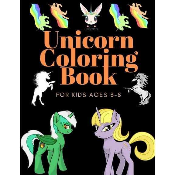 Unicorn Coloring Book : for Kids Ages 3-8 (Paperback)