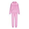 thumbnail image 5 of Arnsht Womens 2 Piece Outfits Lounge Hoodie Sweatsuit Sets Oversized Sweatshirt Fall Fashion Baggy Sweatpants with Pockets Pink XL, 5 of 9